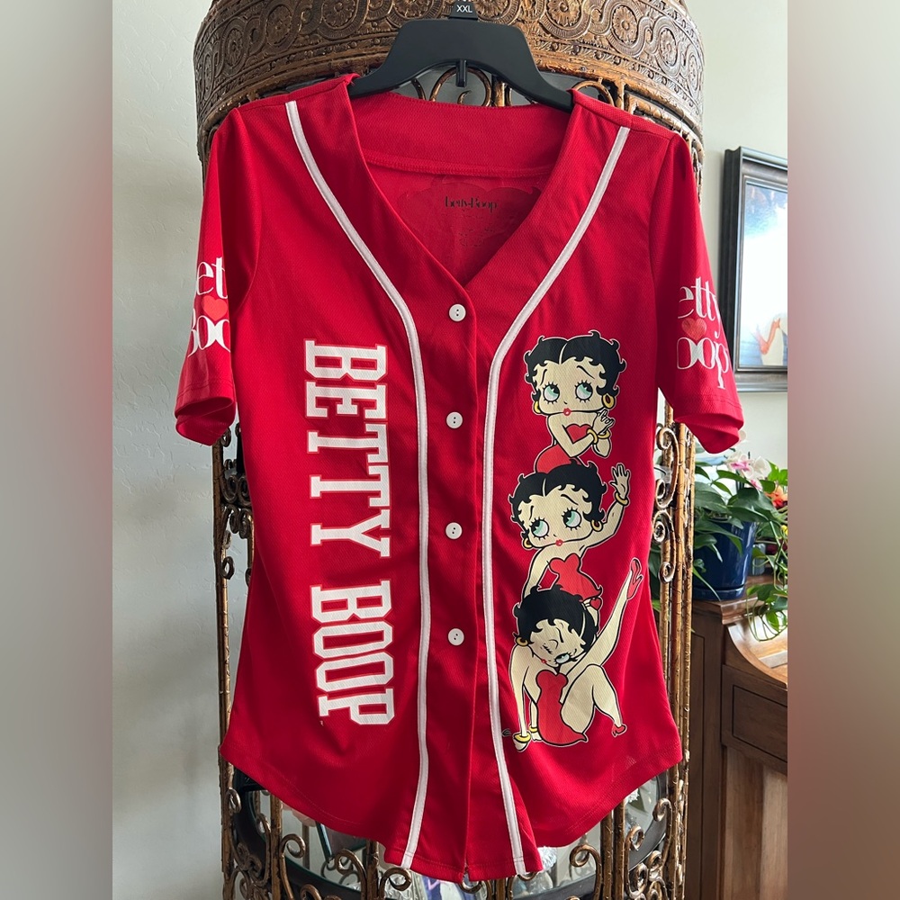 Betty Boop Baseball Jersey